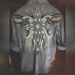 Roar Superiority Shirt Distressed Gray  2XL